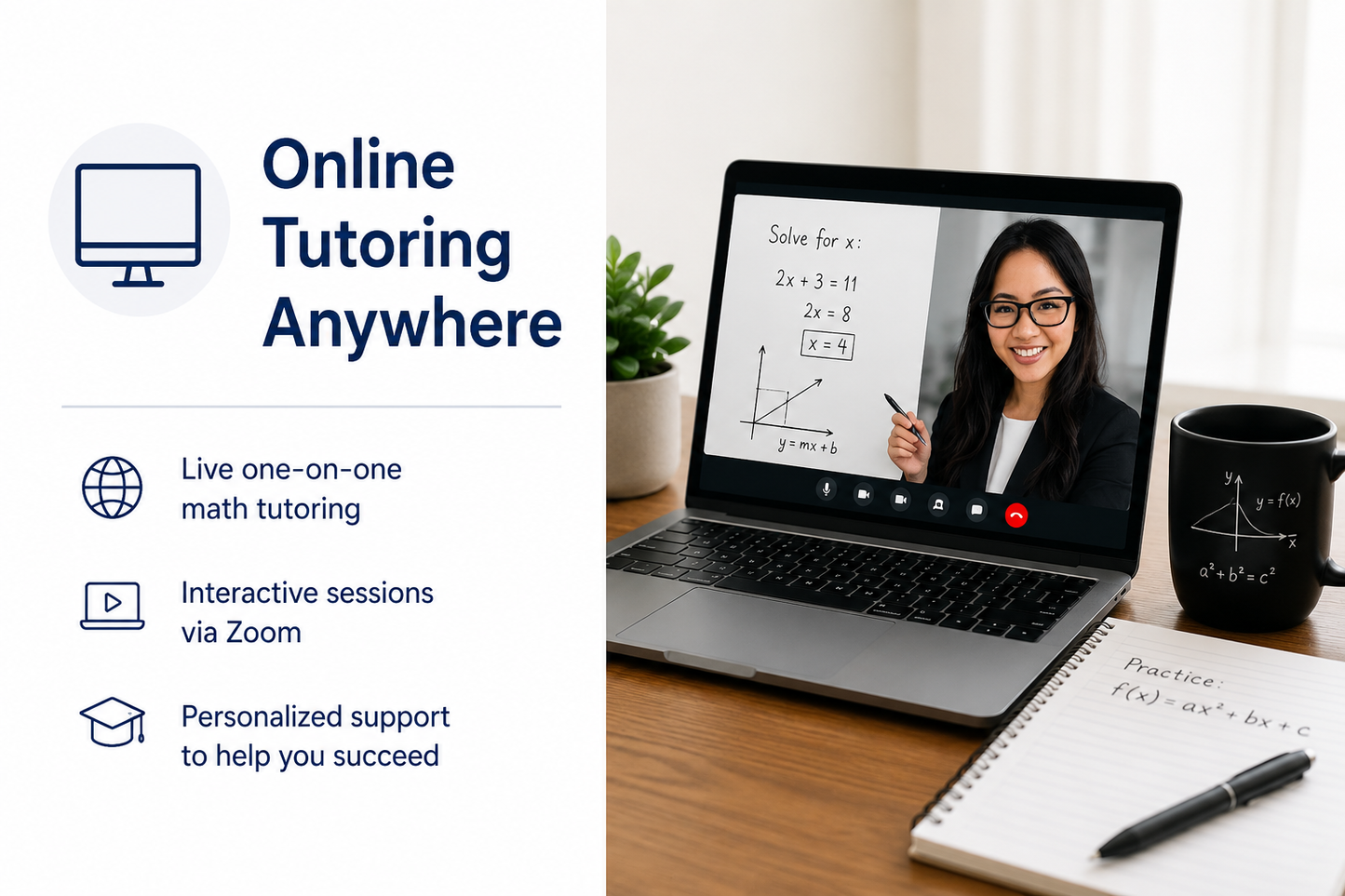 💻 Online Math Tutoring